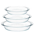 Lot de 3 plats à four ovales - DURALEX