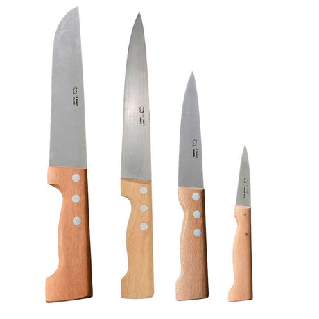 Ensemble de 4 couteaux de Cuisine Acier Carbone - Au Sabot