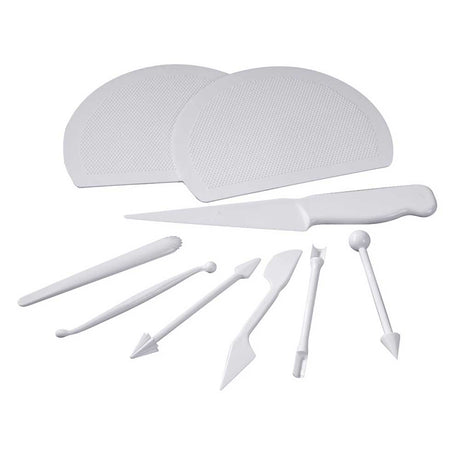 Set de 9 outils pour la pâte d'amande et pâté croûte - MATFER