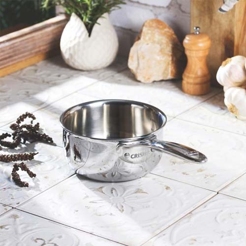 Lot de 3 Casseroles CASTEL'PRO Inox - CRISTEL