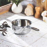 Lot de 3 Casseroles CASTEL'PRO Inox - CRISTEL