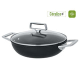 Sauteuse-Castel_Pro-ULTRALU céramique _Ceraliss+28 cm-CRISTEL-fondblanc