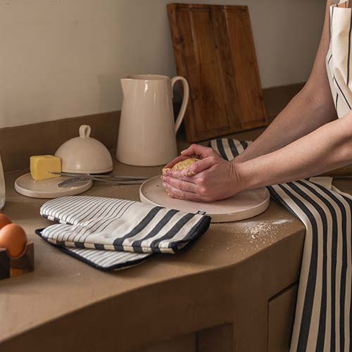 Accessoire tissu coton bio Sauvelade écru - ARTIGA