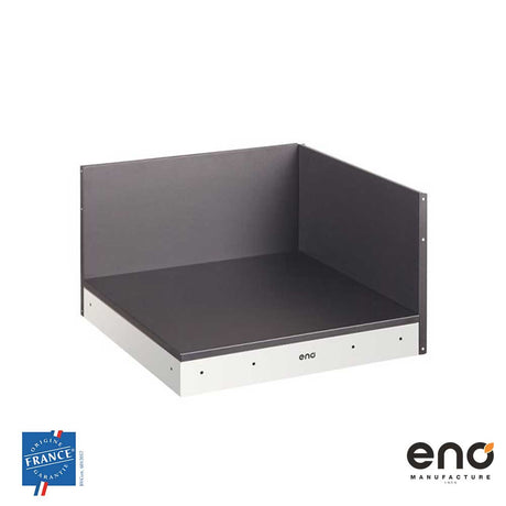 Plateau d'angle Module Noir et Inox - ENO