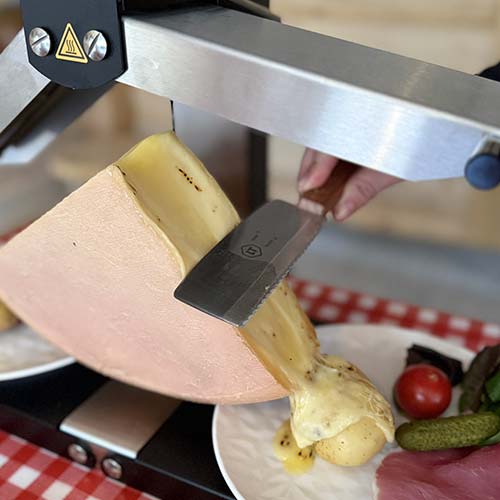 Appareil à Raclette Brézière Premium Noir Poignées Bois - Louis Tellier fromage fondu délicieux promo