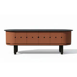 Meuble banc coffre LEON - ALUVY terracotta
