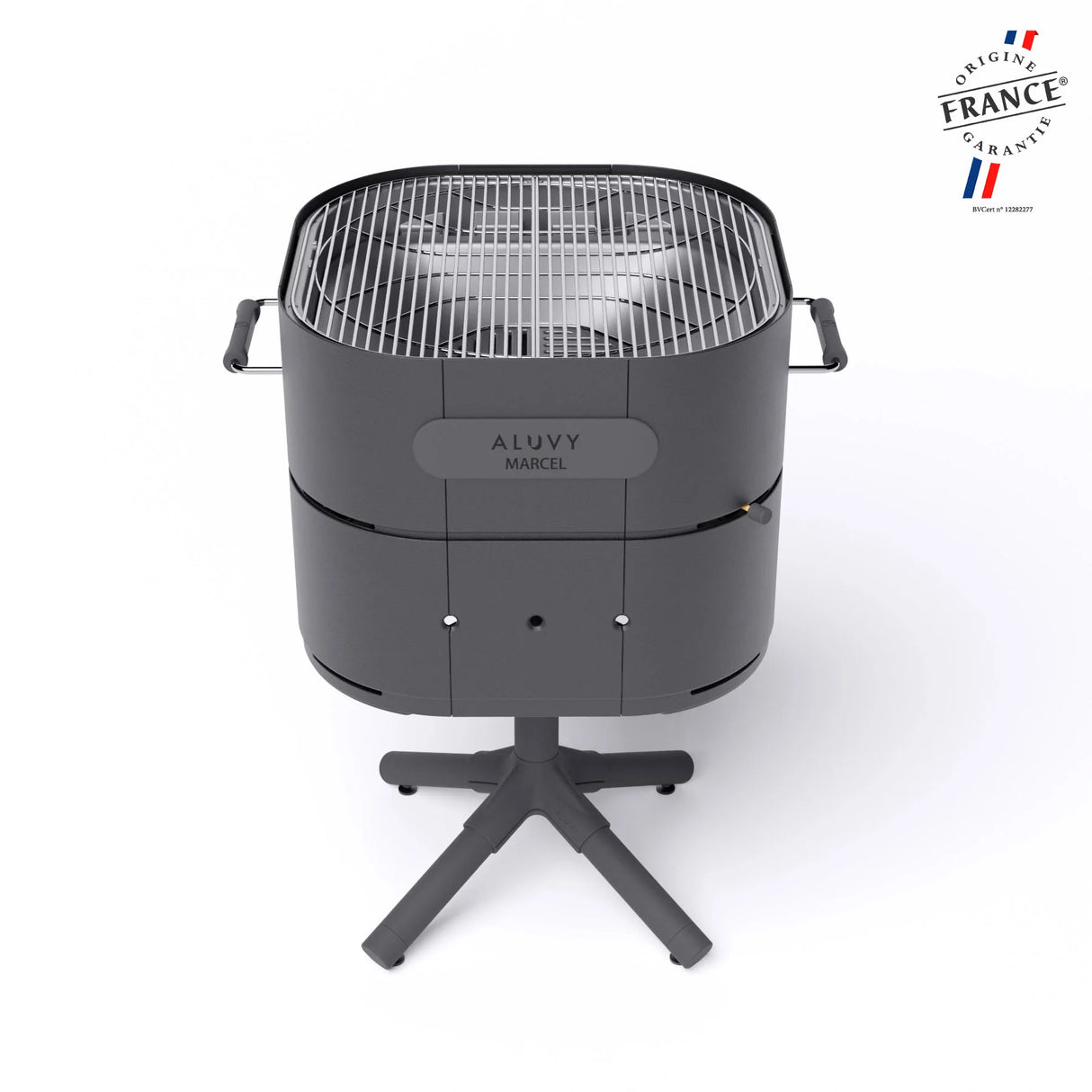 barbecue marcel anthracite basalte aluvy