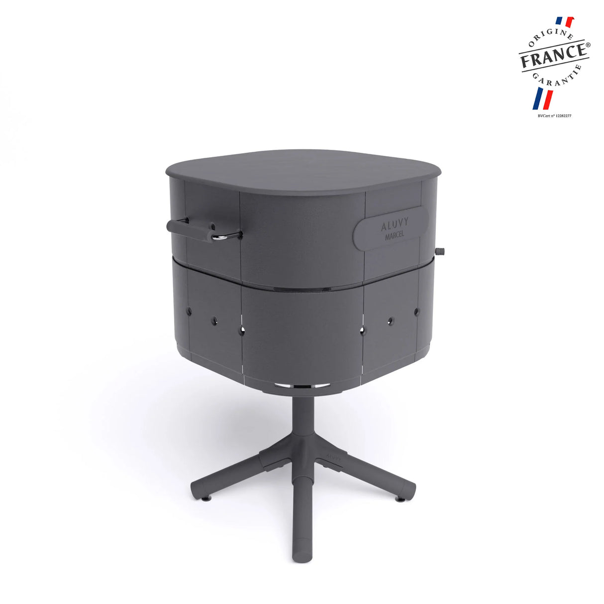 barbecue marcel anthracite basalte aluvy