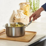 Batterie de 3 pièces ALCHIMY LOQY DE BUYER utilisée pour la cuisson avec poignée amovible