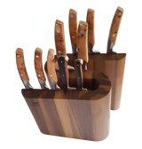 Bloc Aimanté 10 couteaux en bois - GOYON-CHAZEAU en promo