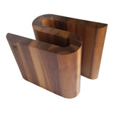 Bloc Aimanté 10 couteaux en bois - GOYON-CHAZEAU
