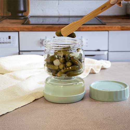 Bocal à cornichon PEBBLY facile à utiliser