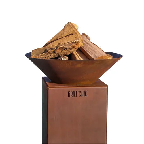 Bol à feu Cévenol ROND - Acier CORTEN - GRILL CHIC feu décoratif