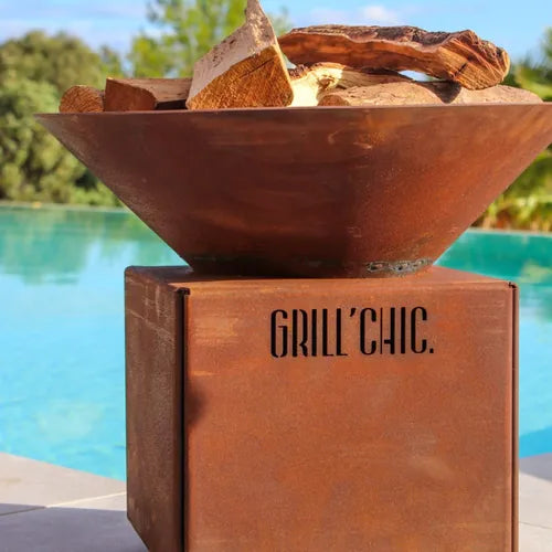 Bol à feu mini Cévenol ROND - Acier CORTEN - GRILL CHIC