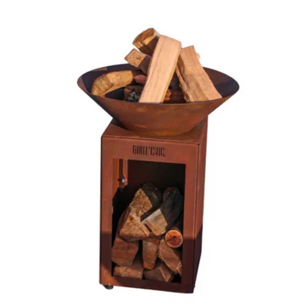 Bol à feu Cévenol Rond Acier CORTEN - GRILL CHIC en promo