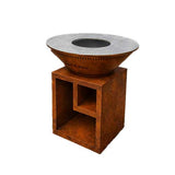 Brasero Classique 83 x 90 cm ALU Double Cuve - GRILL CHIC imitation corten