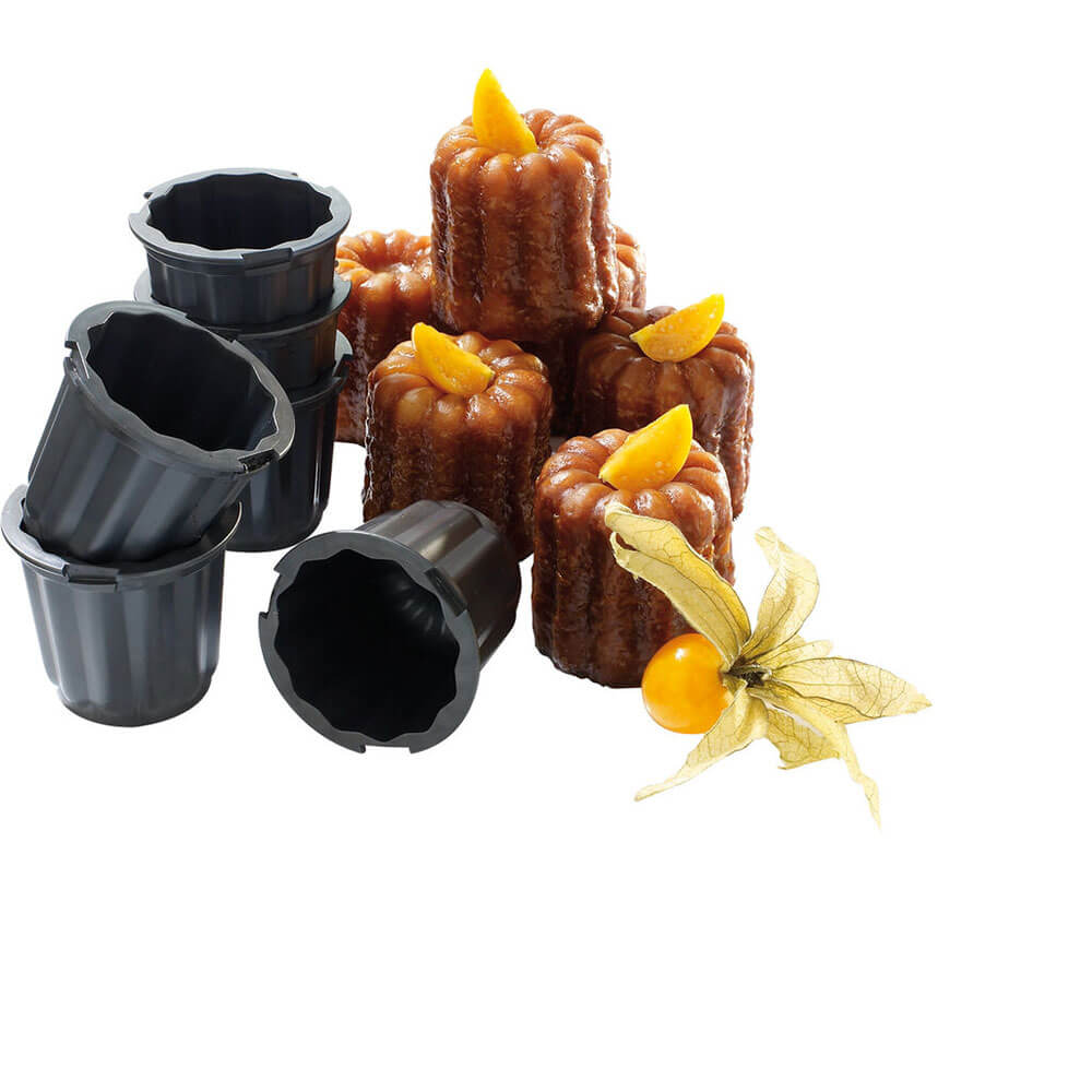 Lot de 6 Moules à Cannelé Bordelais Exoglass - MATFER