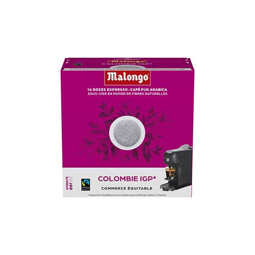 Capsules de café Colombie IGP - Machine EOH - MALONGO