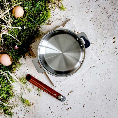 Casserole inox Casteline poignée amovible - CRISTEL