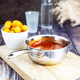 Casserole CASTEL'PRO Inox - CRISTEL poignée fixe ergonomique et froide