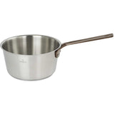 Casserole Inox Brossé Poignée Cuivrée - CRISTEL