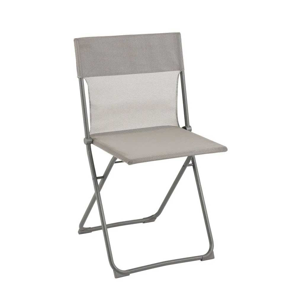 Chaise pliante grand confort ultra compacte - BALCONY II – LAFUMA marron terre