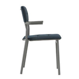 Chaise de jardin Oron avec accoudoir toile BeComfort - LAFUMA aluminium