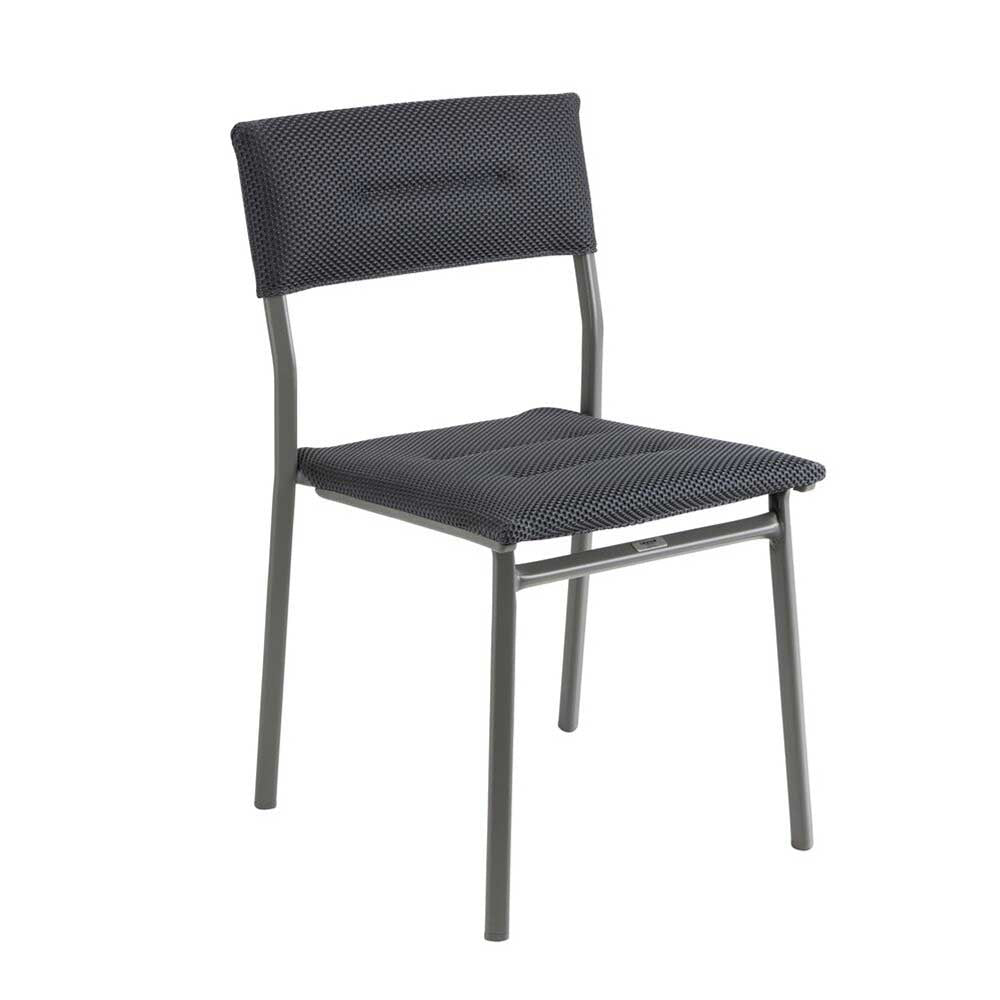 Chaise de jardin Oron toile BeComfort - LAFUMA dark gray