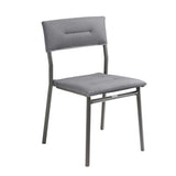 Chaise de jardin Oron toile BeComfort - LAFUMA silver gris argent
