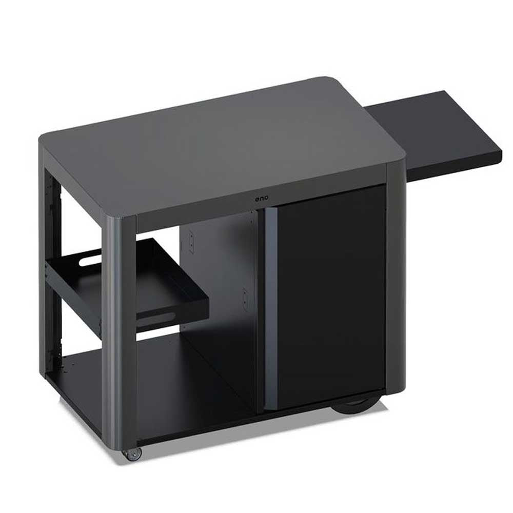 Chariot ACHILLE acier galvanisé avec porte - ENO gris cargo