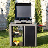 Chariot ACHILLE acier galvanisé avec porte - ENO repas détente cuisine cuisson cuire vos aliments