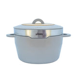Cocotte céramique multifonction Pebbly 24 cm Greige