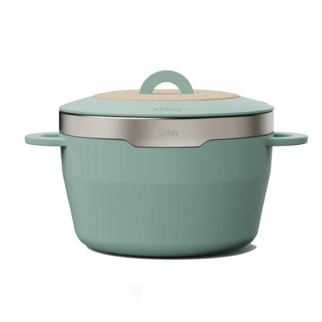 Cocotte céramique multifonction 24 cm Mint Sage - PEBBLY