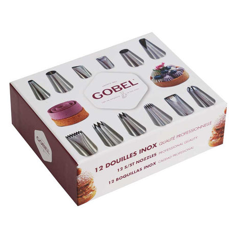 Coffret 12 douilles inox qualité professionnelle - GOBEL