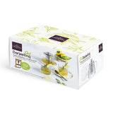 Set Darjeeling : 2 mugs en verre et théière assortie - CRISTEL coffret cadeau chic