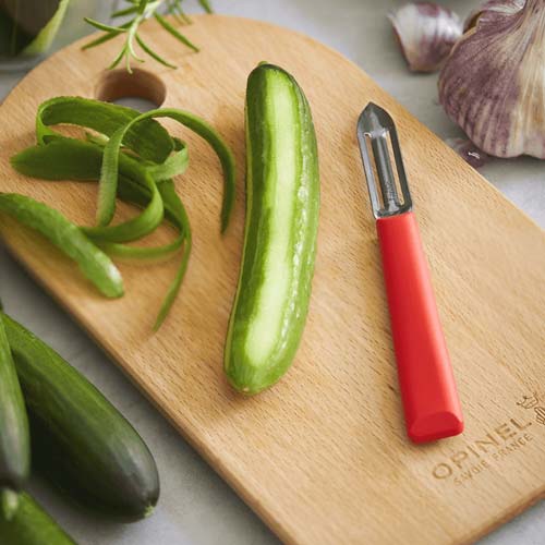 Coffret Trio Les Essentiels - OPINEL éplucheur économe tomate rouge
