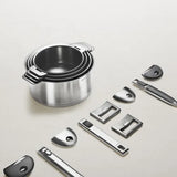 Lot de poignée amovible et 2 anses inox ZENITH - CRISTEL design élégant