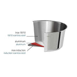 Couches construction casserole inox 1826 - CRISTEL