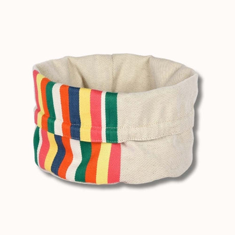 Corbeille tissu MAULEON Laurier Rose - ARTIGA