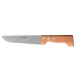 Couteau Boucher 22 cm Lame Carbone Manche en Hêtre - Au Sabot