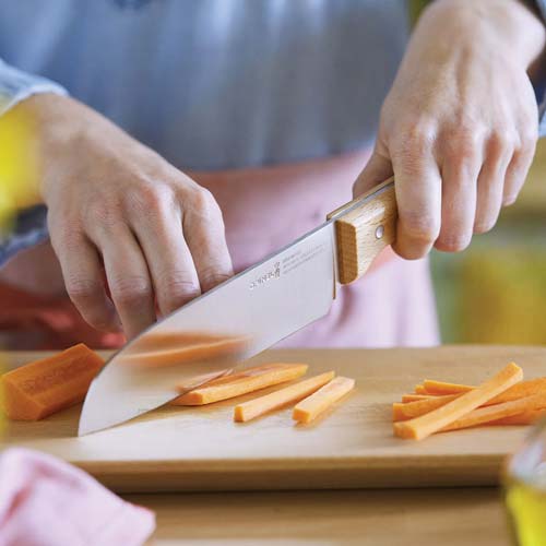 Couteau Santoku n°119 Parallèle - OPINEL manche en bois