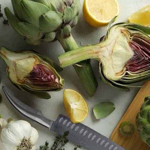 Couteau Santoku Alvéolé 17 cm Styl'Ver - GOYON-CHAZEAU design et manche ergonomique