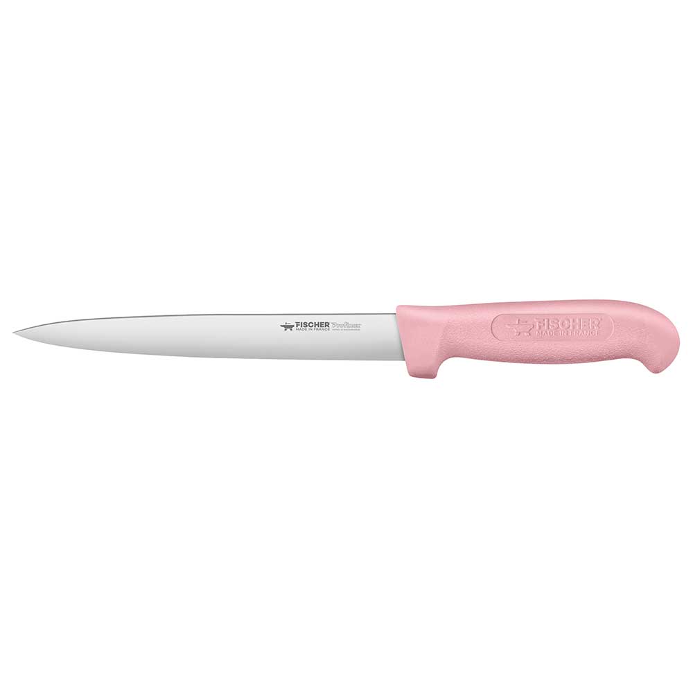 Couteau Dénerver Flexible 20cm Rose - FISCHER