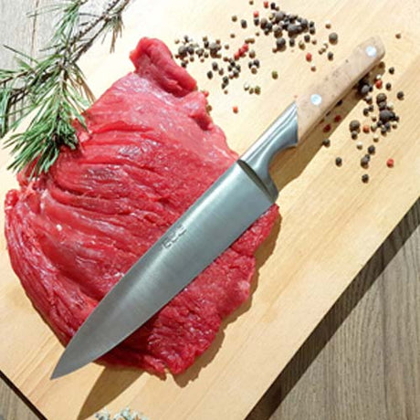 Couteau Cuisine éminceur 20 cm Le Thiers - GOYON-CHAZEAU bois de genèvrier
