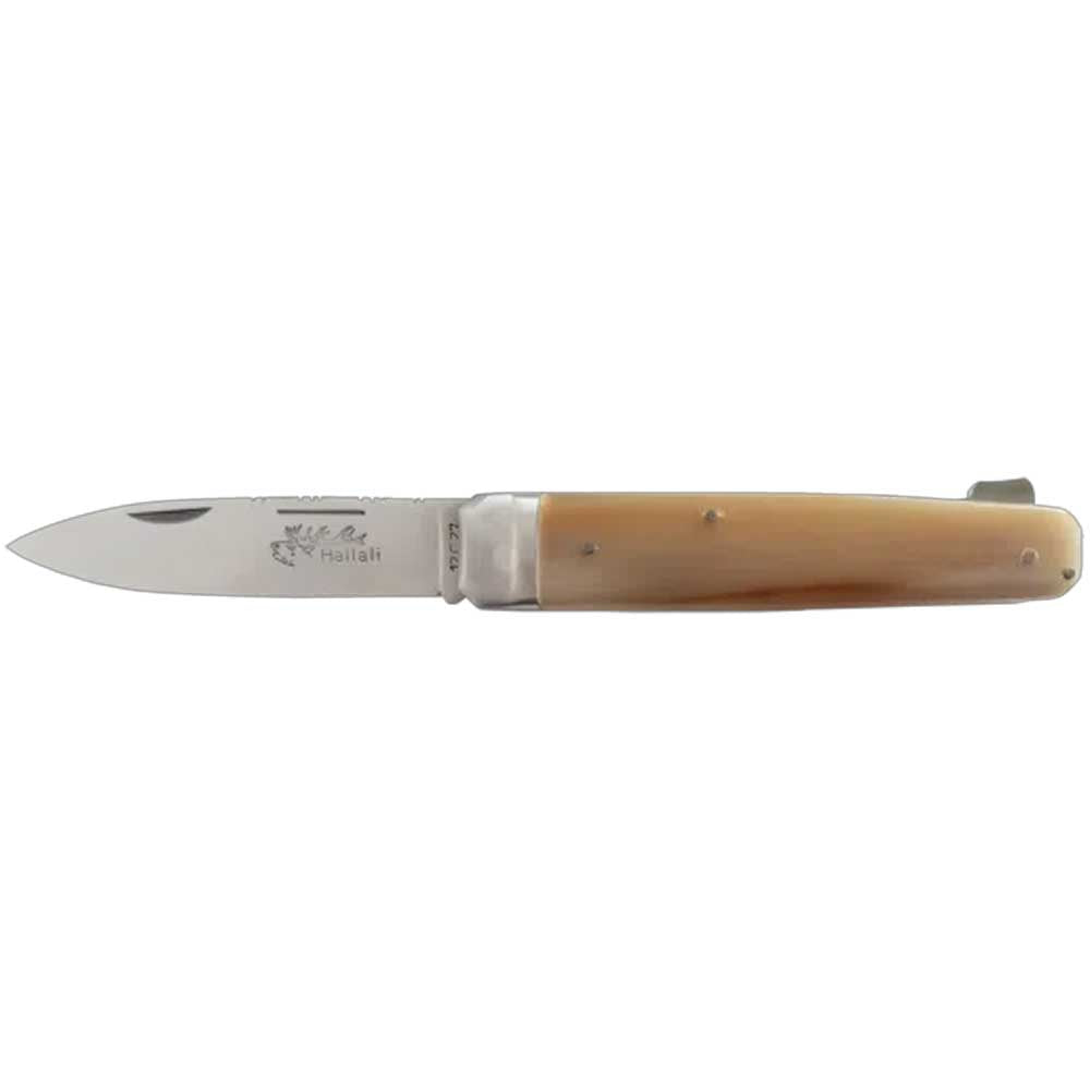 Couteau pliant Hallali Pointe de corne blonde 1 pièce - DOURIS CHASTEL