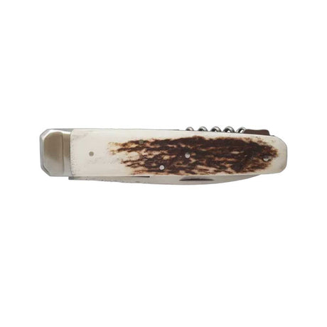 Couteau pliant Hallali Bois de cerf 3 pièces - DOURIS CHASTEL chasseur