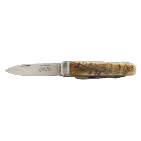 Couteau pliant Hallali Corne de bélier 6 pièces - DOURIS CHASTEL