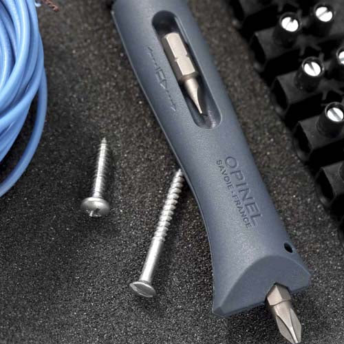 Couteau Pliant Bricolage Gris n°9 - OPINEL outil multifonction