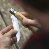 Couteau Pliant Cranté n°12 - OPINEL couteau de bois manche en bois
