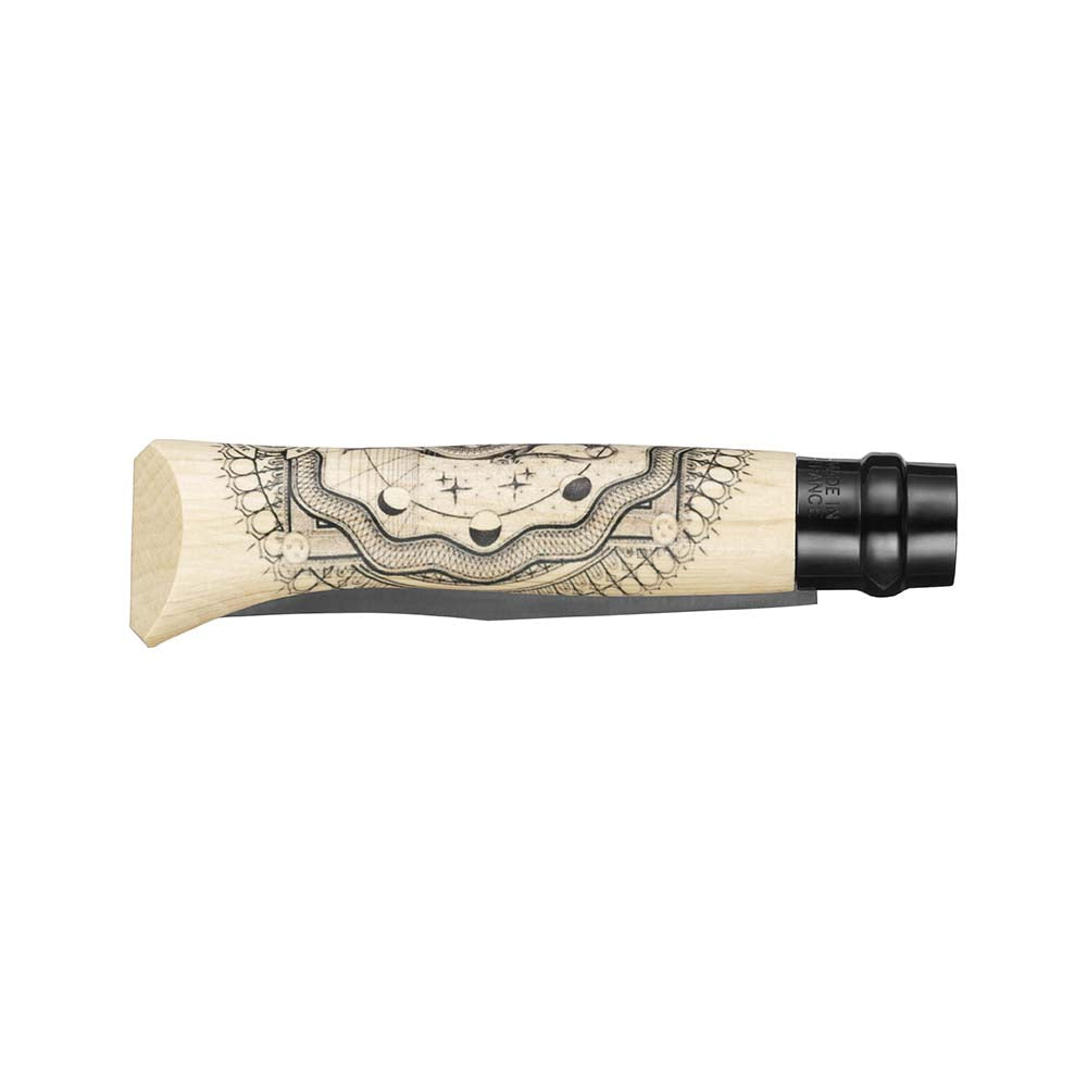 Couteau pliant n°8 Edition Cosmos Benjamin JEAN JEAN - OPINEL dessin noir unique
